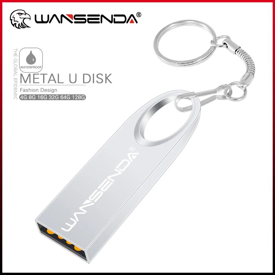 WANSENDA ݼ Ű  USB 2.0 ÷ ̺,   ̺, ޴ ޸ ƽ, 64GB, 32GB, 16GB, 8GB, 4GB